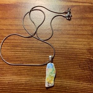 Teacup Necklace, NEW HANDCRAFTED